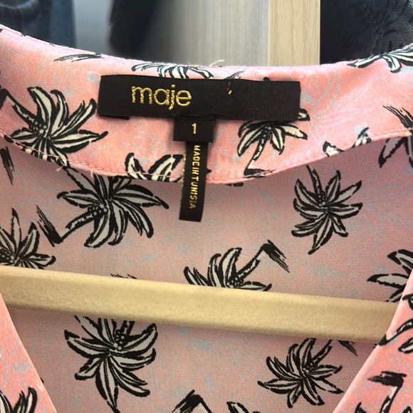 Floral Pink Ruched Top - Picture 6 of 10